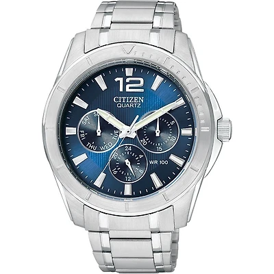 Citizen Watch with Stainless Steel Bracelet and Case - 41mm | Doucet Latendresse