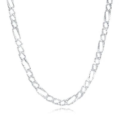 20'' Figaro style chain - Sterling silver. Color: silver | Doucet Latendresse