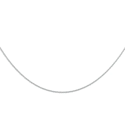 Chain 24'' - Sterling silver with rhodium plated finish. Color: silver | Doucet Latendresse
