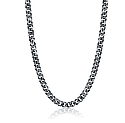 22'' Chain - Black stainless steel. Color: black | Doucet Latendresse