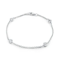 Bracelet pour femme - Argent sterling & Zircons cubiques. Color: blanc | Doucet Latendresse