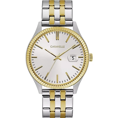 Montre Caravelle Dress avec Bracelet et Boitier en Acier Inoxydable - 41mm | Doucet Latendresse