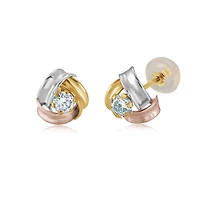 Boucles d'oreilles noeuds