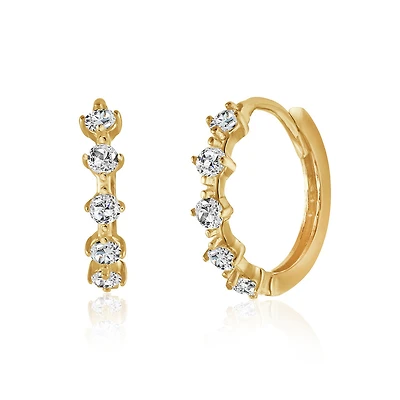 Huggies earrings for woman