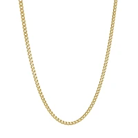 Chaîne gourmette 20'' pour homme - Acier inoxydable jaune. Color: jaune | Doucet Latendresse