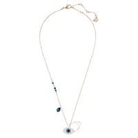 Collier Symbolica Evil Eye en Métal Plaqué Or Rose avec Cristaux Swarovski - 15