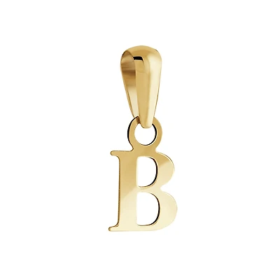 Pendentif lettre ''B'' pour enfant - Or jaune 10K. Color: jaune | Doucet Latendresse