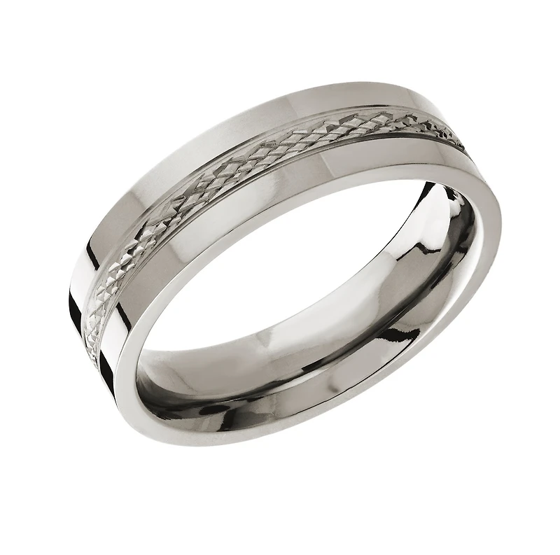 Jonc pour homme - Titane. Color: gris | Doucet Latendresse