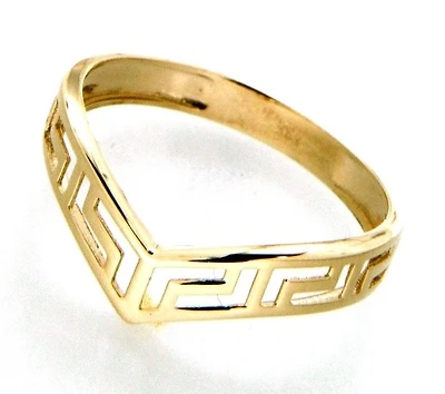 10k Wishbone ring. Color: yellow | Doucet Latendresse