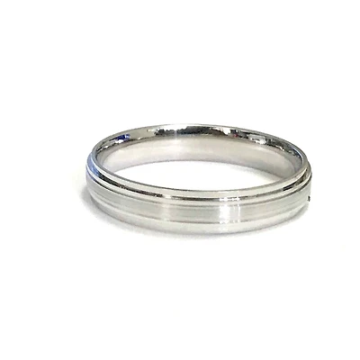 Band for man - 10K white gold*. Color: | Doucet Latendresse
