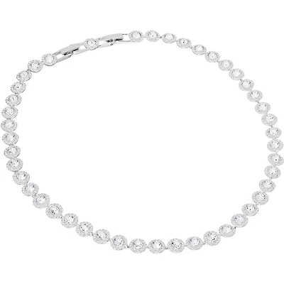 ANGELIC NECKLACE, WHITE, RHODIUM PLATING. Color: white | Doucet Latendresse