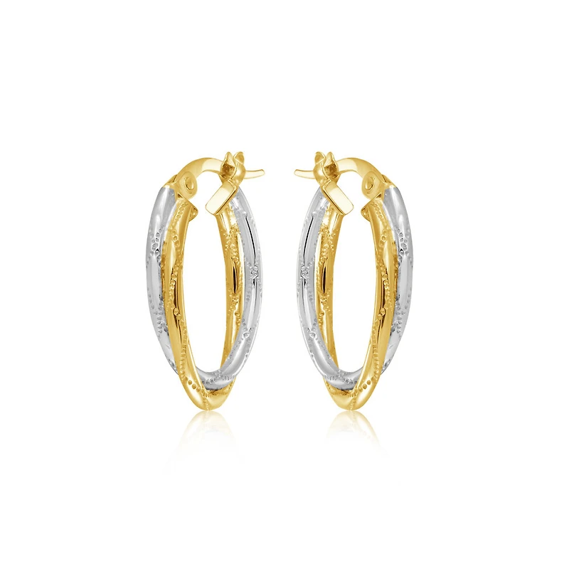 Boucles d'oreilles anneaux pour femme