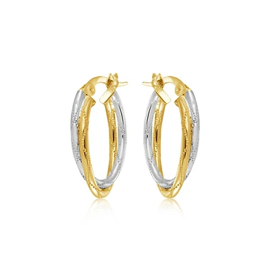 Boucles d'oreilles anneaux pour femme