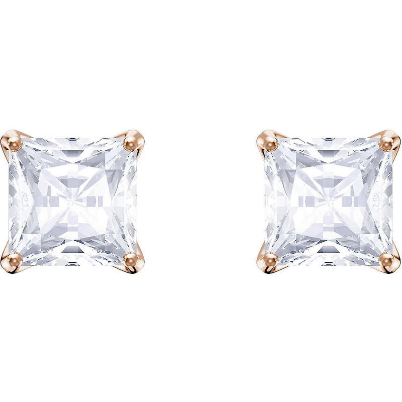 Boucles d'oreilles clous attract, blanc