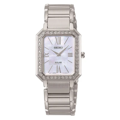 Seiko Diamond Accents Solar Women's Watch | Doucet Latendresse