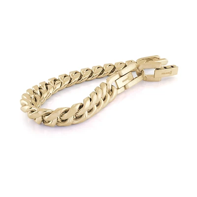 Bracelet gourmette pour homme - Acier inoxydable Jaune. Color: jaune | Doucet Latendresse