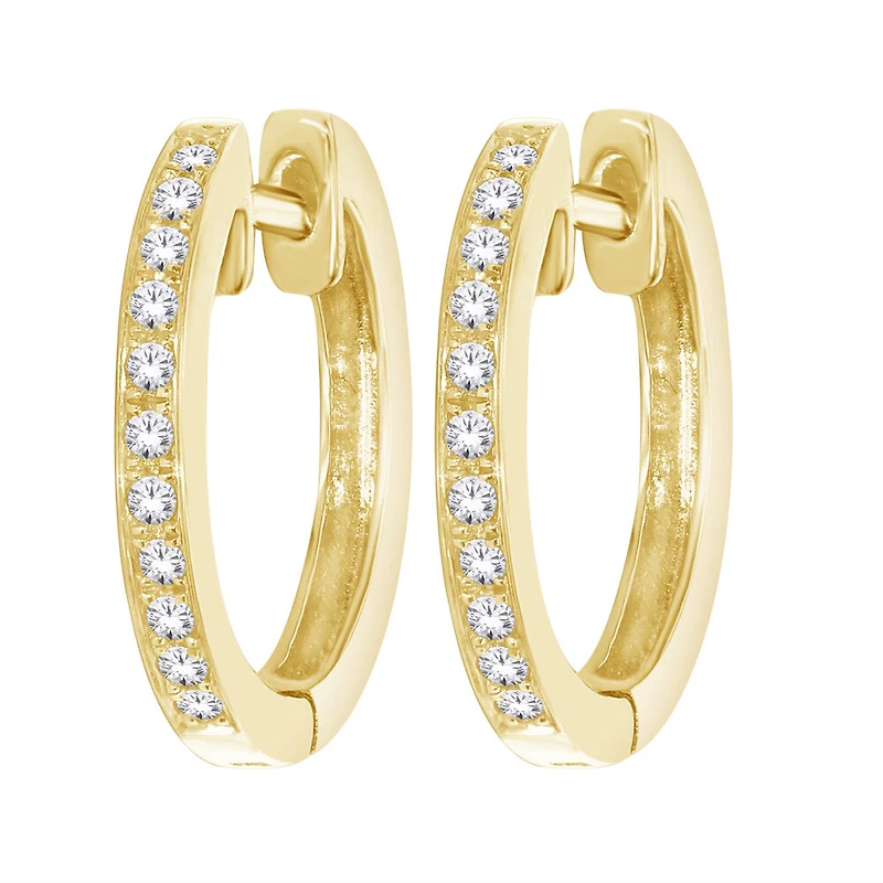 Diamond Hoop earrings