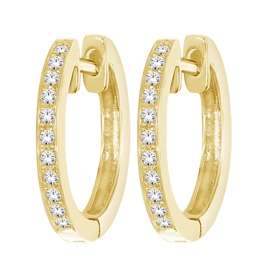 Diamond Hoop earrings