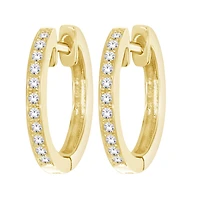 Diamond Hoop earrings