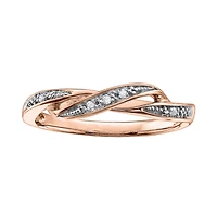 Ring with diamonds 0.03 Carat T.W