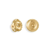 Fermoir papillon vissé  14K ( le prix par unité). Color: jaune | Doucet Latendresse