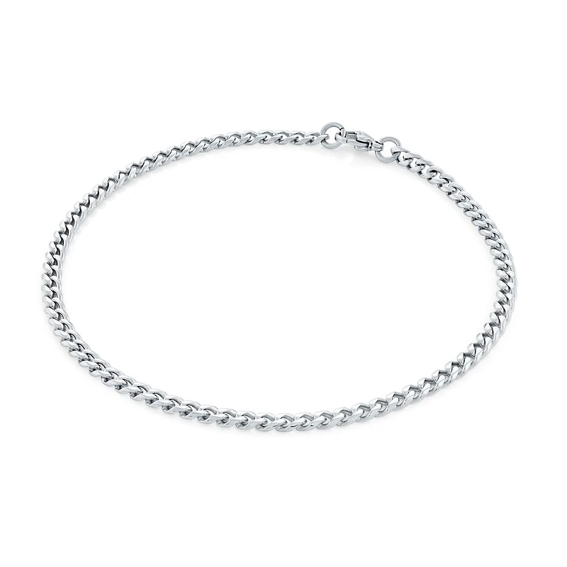 Chaine de cheville en acier inoxydable - 9 | Doucet Latendresse