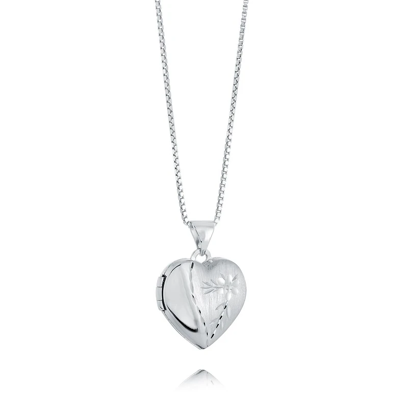 Pendentif Locket coeur ,en argent sterling 925