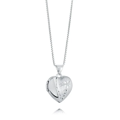 Pendentif Locket coeur ,en argent sterling 925