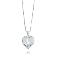 Pendentif Locket coeur ,en argent sterling 925