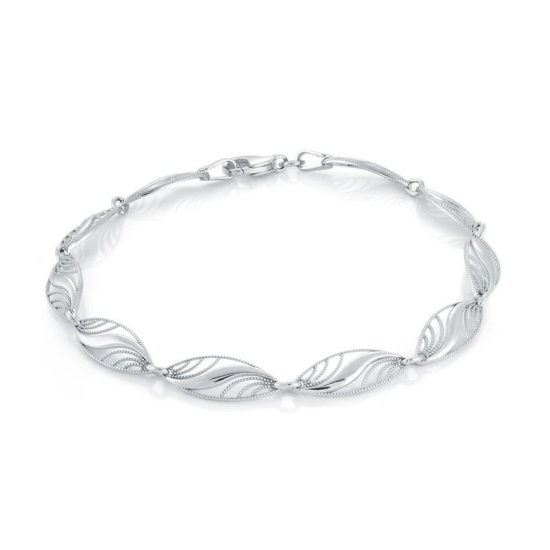 Bracelet de 5.5mm en argent sterling - 7