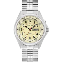 Caravelle Modèle traditionnel : montre en acier inoxydable agrenté pour hommer | Doucet Latendresse