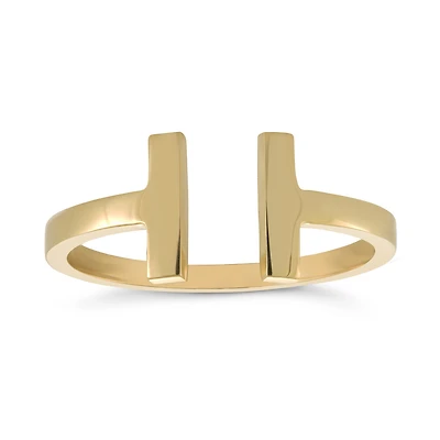 10k yellow gold ladies ring. Color: yellow | Doucet Latendresse