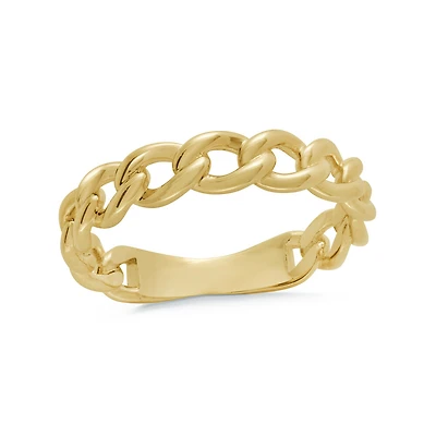 Bague tordue 10k. Color: jaune | Doucet Latendresse