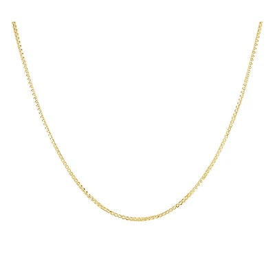 Chaîne Cubique 20'' pour femmes - Or jaune 10K. Color: jaune | Doucet Latendresse