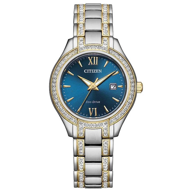 Citizen Watch Silhouette Crystal with Stainless Steel Bracelet and Case - 30mm | Doucet Latendresse