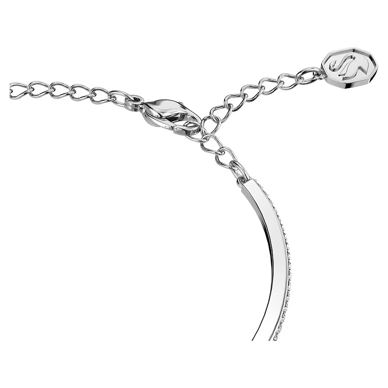 Bracelet-jonc Millenia en Métal Rhodié avec Cristaux Swarovski Bleu - 15.5 - 18.5 cm. Color: blanc | Doucet Latendresse