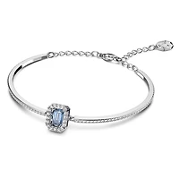 Bracelet-jonc Millenia en Métal Rhodié avec Cristaux Swarovski Bleu - 15.5 - 18.5 cm. Color: blanc | Doucet Latendresse