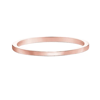Jonc pour femme 1.4mm, en or rose 10K. Color: rose | Doucet Latendresse