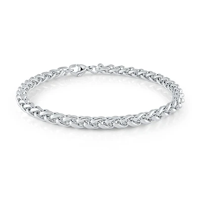 Bracelet pour femme en  Acier inoxydable. Color: blanc | Doucet Latendresse