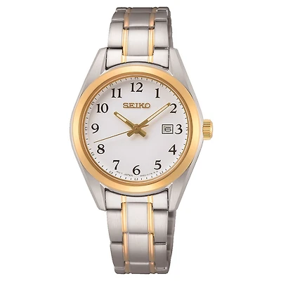Montre pour femme Seiko- 2 tones acier | Doucet Latendresse