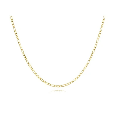 Curb chain for women18'' in 10K yellow Gold. Color: yellow | Doucet Latendresse