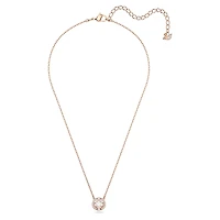 Collier Una en Métal Plaqué Or Rose avec Cristaux Swarovski - 15