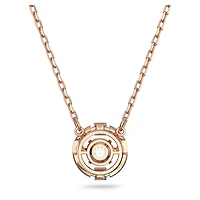 Collier Una en Métal Plaqué Or Rose avec Cristaux Swarovski - 15