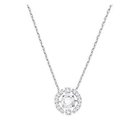 Collier Swarovski '' Sparkling Dance '' - Blanc, Métal rhodié. Color: blanc | Doucet Latendresse