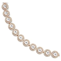 Collier Una Angelic en Métal Plaqué Or Rose avec Cristaux Swarovski - 15