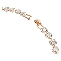 Collier Una Angelic en Métal Plaqué Or Rose avec Cristaux Swarovski - 15