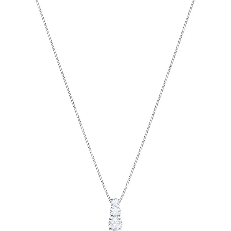 Pendentif Swarovski '' Attract Trilogy '' - Blanc, Métal rhodié. Color: blanc | Doucet Latendresse