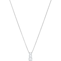 Pendentif Swarovski '' Attract Trilogy '' - Blanc, Métal rhodié. Color: blanc | Doucet Latendresse
