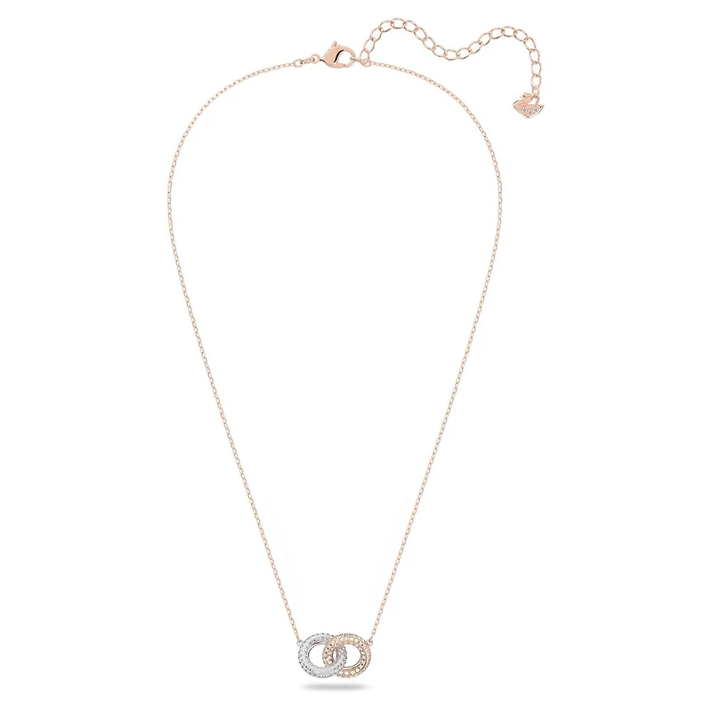 Collier Dextera en Métal Plaqué Deux-Tons avec Cristaux Swarovski - 15