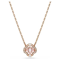 Collier Una en Métal Plaqué Or Rose avec Cristaux Swarovski - 15